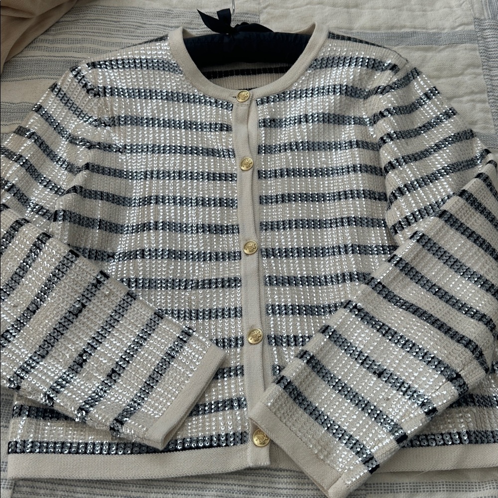 J Crew Sequin Emilie jacket